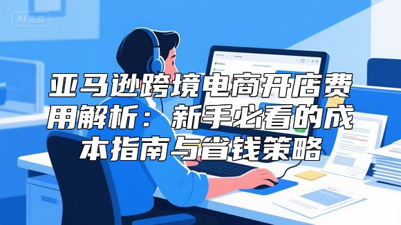 亚马逊跨境电商开店费用解析：新手必看的成本指南与省钱策略