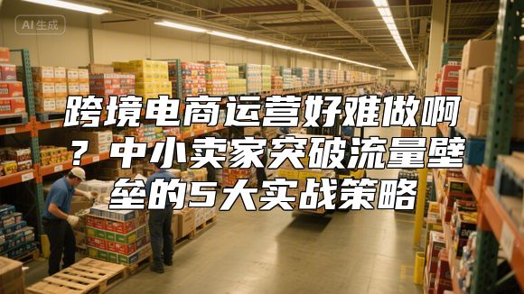 跨境电商运营好难做啊？中小卖家突破流量壁垒的5大实战策略