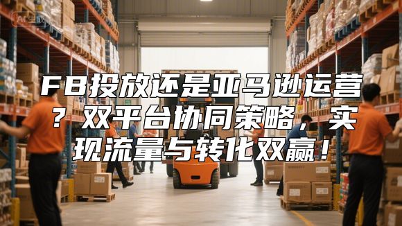 FB投放还是亚马逊运营？双平台协同策略，实现流量与转化双赢！