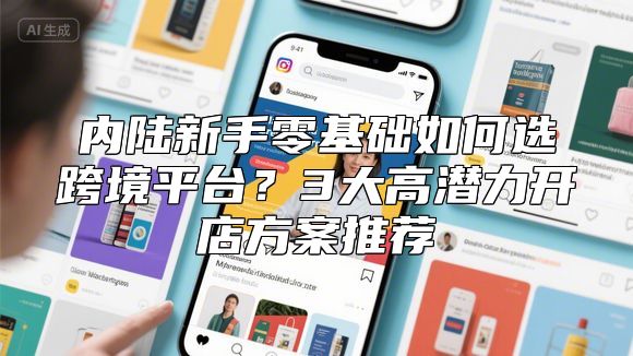 内陆新手零基础如何选跨境平台？3大高潜力开店方案推荐