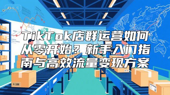 TikTok店群运营如何从零开始？新手入门指南与高效流量变现方案