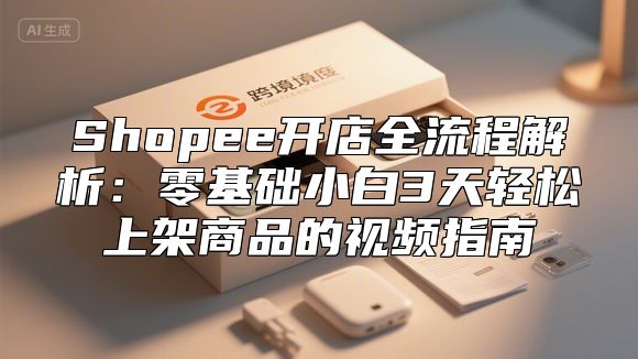 Shopee开店全流程解析：零基础小白3天轻松上架商品的视频指南