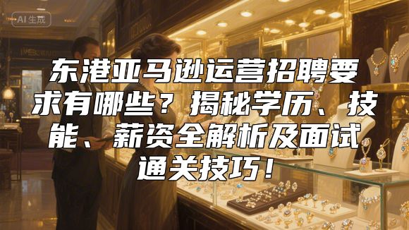 东港亚马逊运营招聘要求有哪些？揭秘学历、技能、薪资全解析及面试通关技巧！