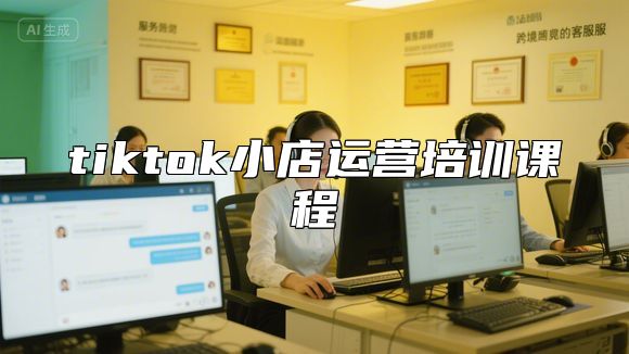 tiktok小店运营培训课程