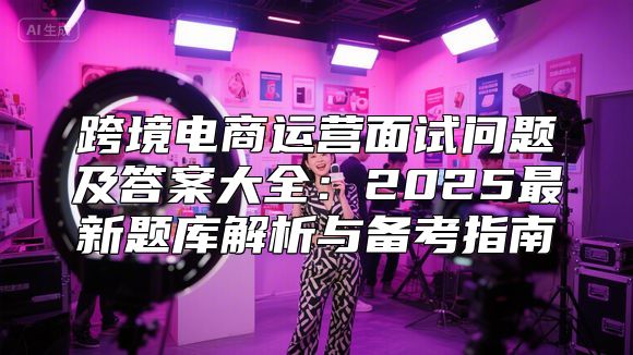 跨境电商运营面试问题及答案大全：2025最新题库解析与备考指南