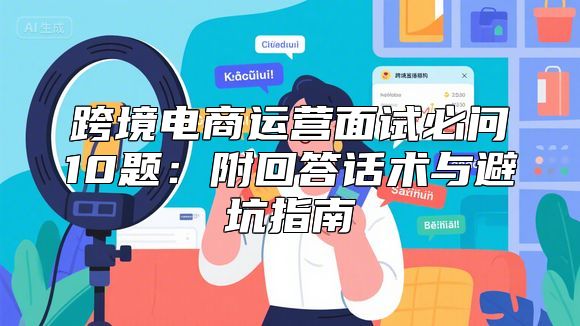 跨境电商运营面试必问10题：附回答话术与避坑指南