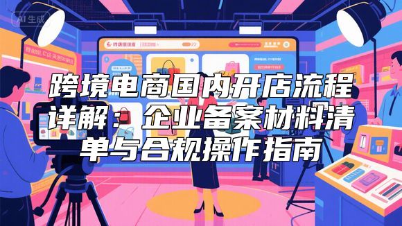 跨境电商国内开店流程详解：企业备案材料清单与合规操作指南