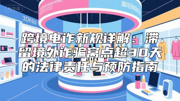 跨境电诈新规详解：滞留境外诈骗窝点超30天的法律责任与预防指南