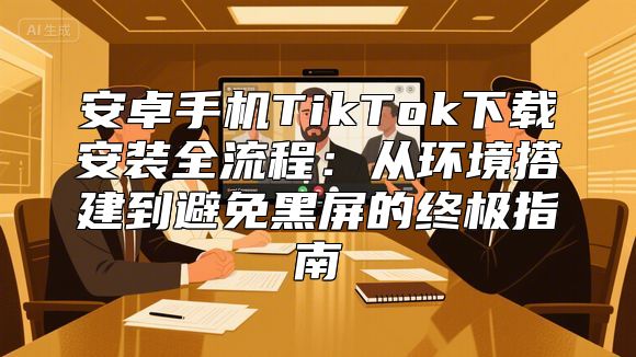安卓手机TikTok下载安装全流程：从环境搭建到避免黑屏的终极指南
