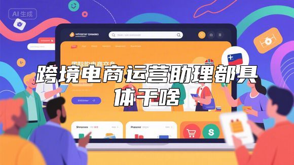 跨境电商运营助理都具体干啥