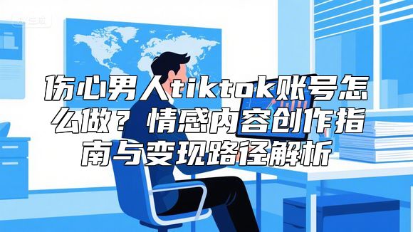 伤心男人tiktok账号怎么做？情感内容创作指南与变现路径解析