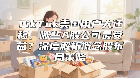 TikTok美国用户大迁移，哪些A股公司最受益？深度解析概念股布局策略
