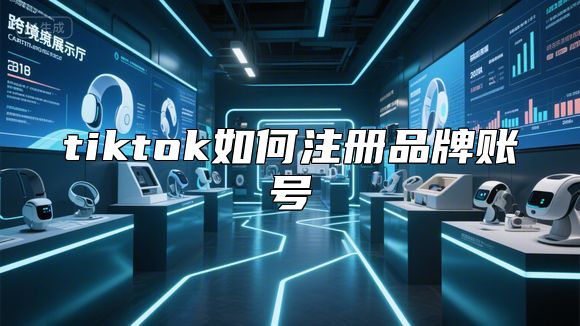 tiktok如何注册品牌账号