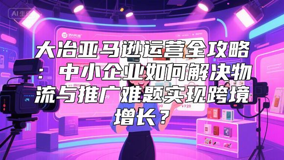 大冶亚马逊运营全攻略：中小企业如何解决物流与推广难题实现跨境增长？