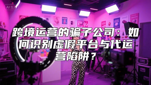 跨境运营的骗子公司：如何识别虚假平台与代运营陷阱？