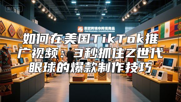 如何在美国TikTok推广视频：3秒抓住Z世代眼球的爆款制作技巧