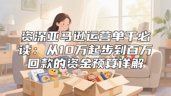 资深亚马逊运营单干必读：从10万起步到百万回款的资金预算详解