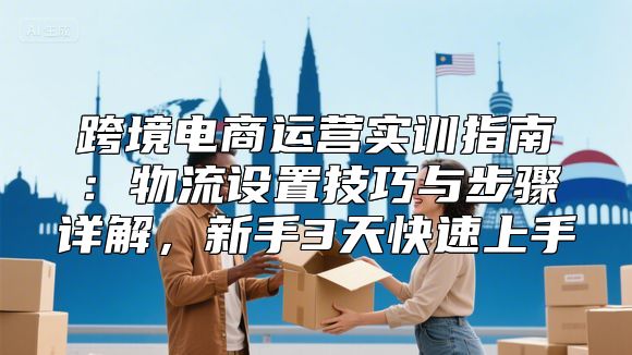跨境电商运营实训指南：物流设置技巧与步骤详解，新手3天快速上手