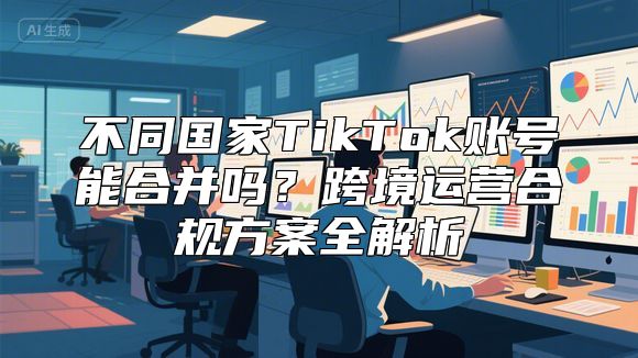 不同国家TikTok账号能合并吗？跨境运营合规方案全解析