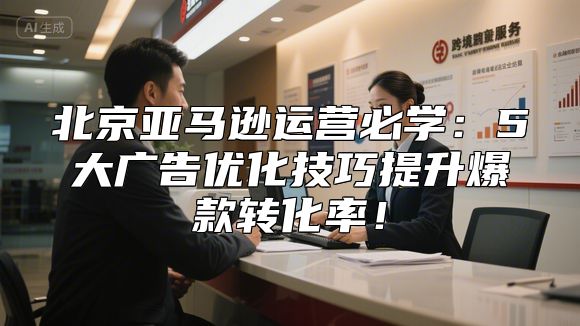 北京亚马逊运营必学：5大广告优化技巧提升爆款转化率！