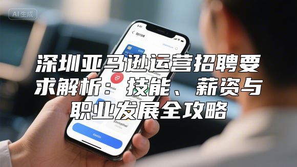 深圳亚马逊运营招聘要求解析：技能、薪资与职业发展全攻略