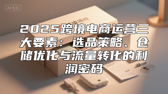 2025跨境电商运营三大要素：选品策略、仓储优化与流量转化的利润密码
