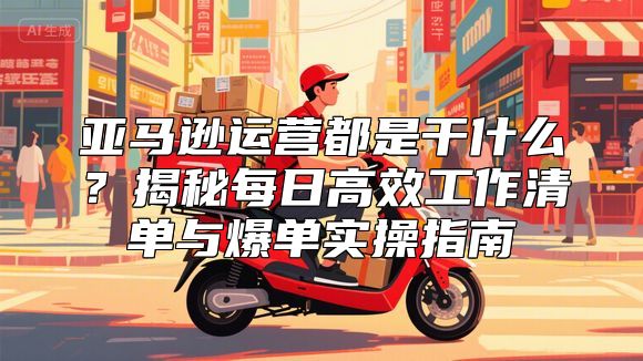 亚马逊运营都是干什么？揭秘每日高效工作清单与爆单实操指南