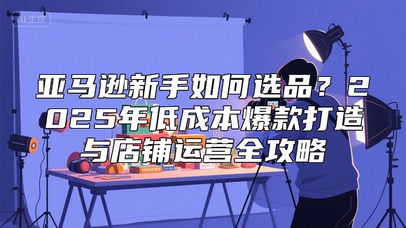 亚马逊新手如何选品？2025年低成本爆款打造与店铺运营全攻略