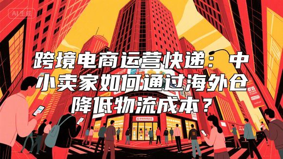 跨境电商运营快递：中小卖家如何通过海外仓降低物流成本？