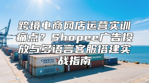 跨境电商网店运营实训痛点？Shopee广告投放与多语言客服搭建实战指南
