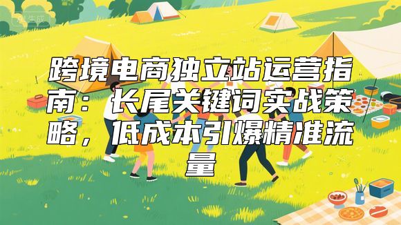 跨境电商独立站运营指南：长尾关键词实战策略，低成本引爆精准流量