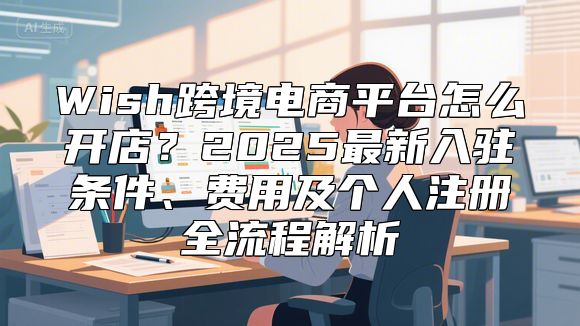Wish跨境电商平台怎么开店？2025最新入驻条件、费用及个人注册全流程解析