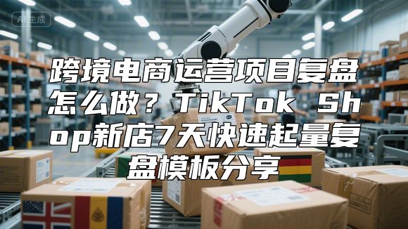 跨境电商运营项目复盘怎么做？TikTok Shop新店7天快速起量复盘模板分享