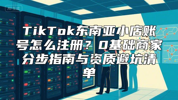 TikTok东南亚小店账号怎么注册？0基础商家分步指南与资质避坑清单
