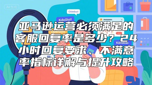 亚马逊运营必须满足的客服回复率是多少？24小时回复要求、不满意率指标详解与提升攻略