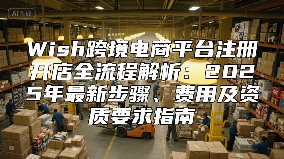 Wish跨境电商平台注册开店全流程解析：2025年最新步骤、费用及资质要求指南