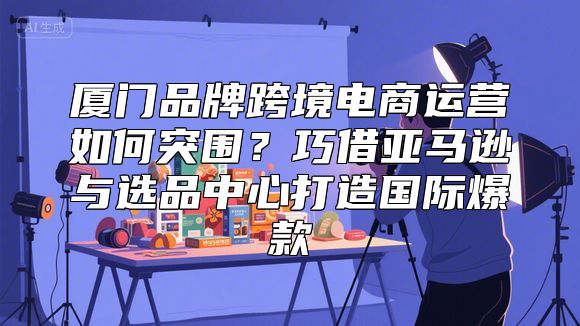 厦门品牌跨境电商运营如何突围？巧借亚马逊与选品中心打造国际爆款