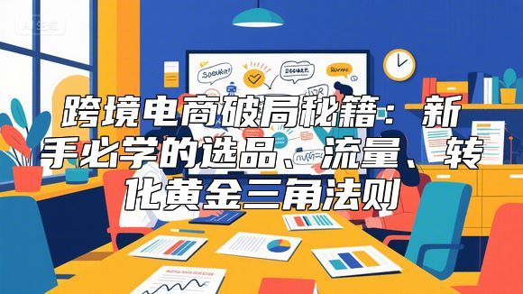 跨境电商破局秘籍：新手必学的选品、流量、转化黄金三角法则
