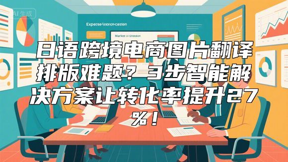 日语跨境电商图片翻译排版难题？3步智能解决方案让转化率提升27%！