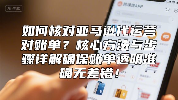 如何核对亚马逊代运营对账单？核心方法与步骤详解确保账单透明准确无差错！