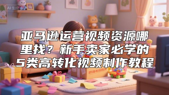 亚马逊运营视频资源哪里找？新手卖家必学的5类高转化视频制作教程