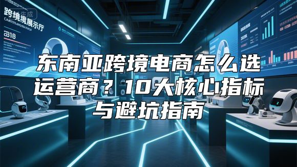 东南亚跨境电商怎么选运营商？10大核心指标与避坑指南