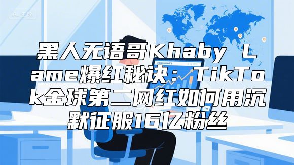 黑人无语哥Khaby Lame爆红秘诀：TikTok全球第二网红如何用沉默征服16亿粉丝