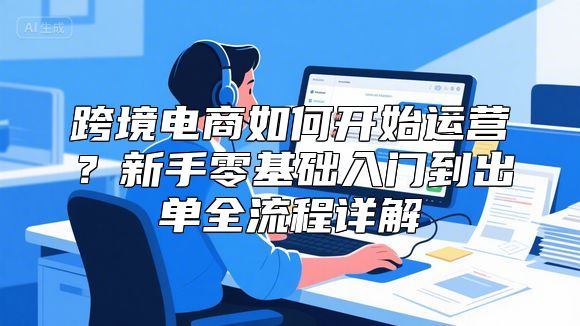 跨境电商如何开始运营？新手零基础入门到出单全流程详解