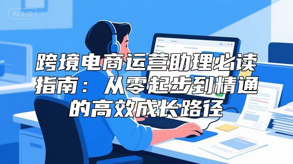 跨境电商运营助理必读指南：从零起步到精通的高效成长路径