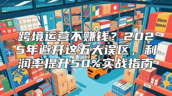 跨境运营不赚钱？2025年避开这五大误区，利润率提升50%实战指南