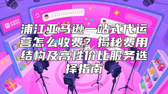 浦江亚马逊一站式代运营怎么收费？揭秘费用结构及高性价比服务选择指南
