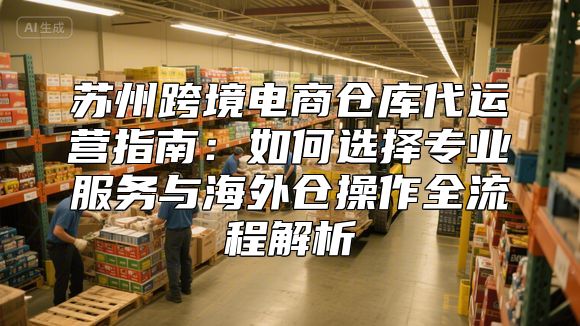苏州跨境电商仓库代运营指南：如何选择专业服务与海外仓操作全流程解析
