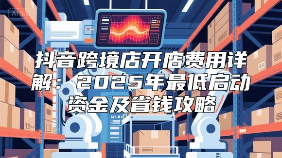 抖音跨境店开店费用详解：2025年最低启动资金及省钱攻略