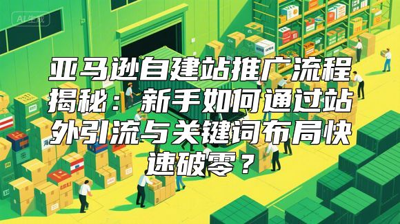 亚马逊自建站推广流程揭秘：新手如何通过站外引流与关键词布局快速破零？